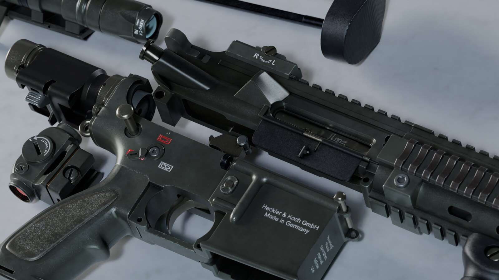 HK416C receiver