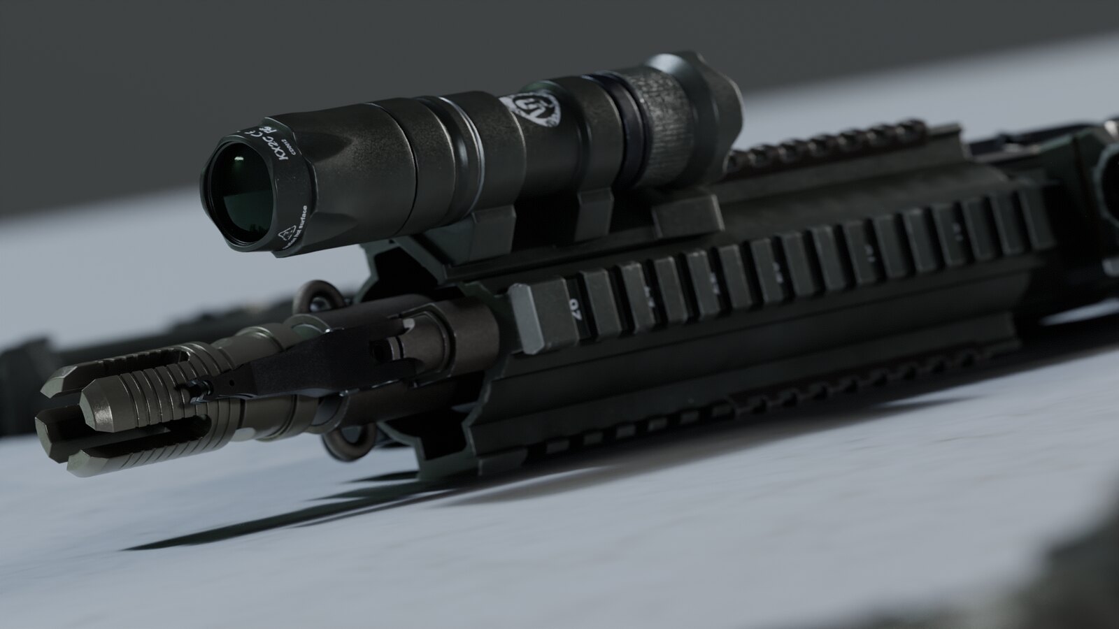 HK416C flashlight